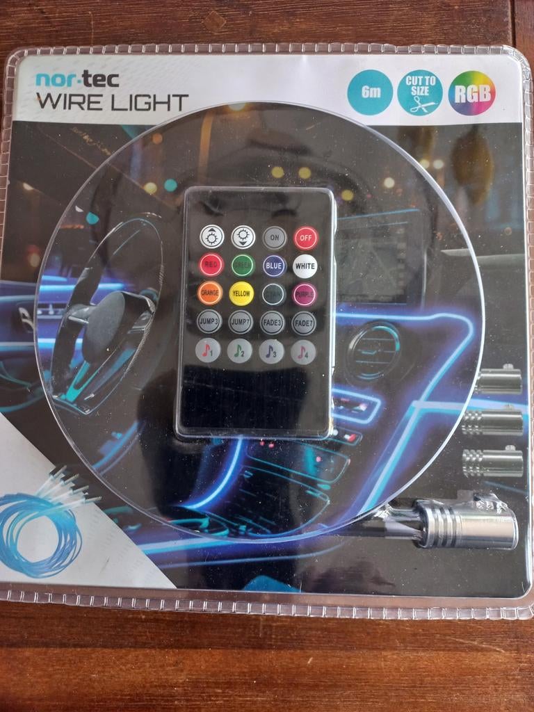 Nor-Tec Wire Light 6m RGB met afstandsbediening, Ophalen of Verzenden