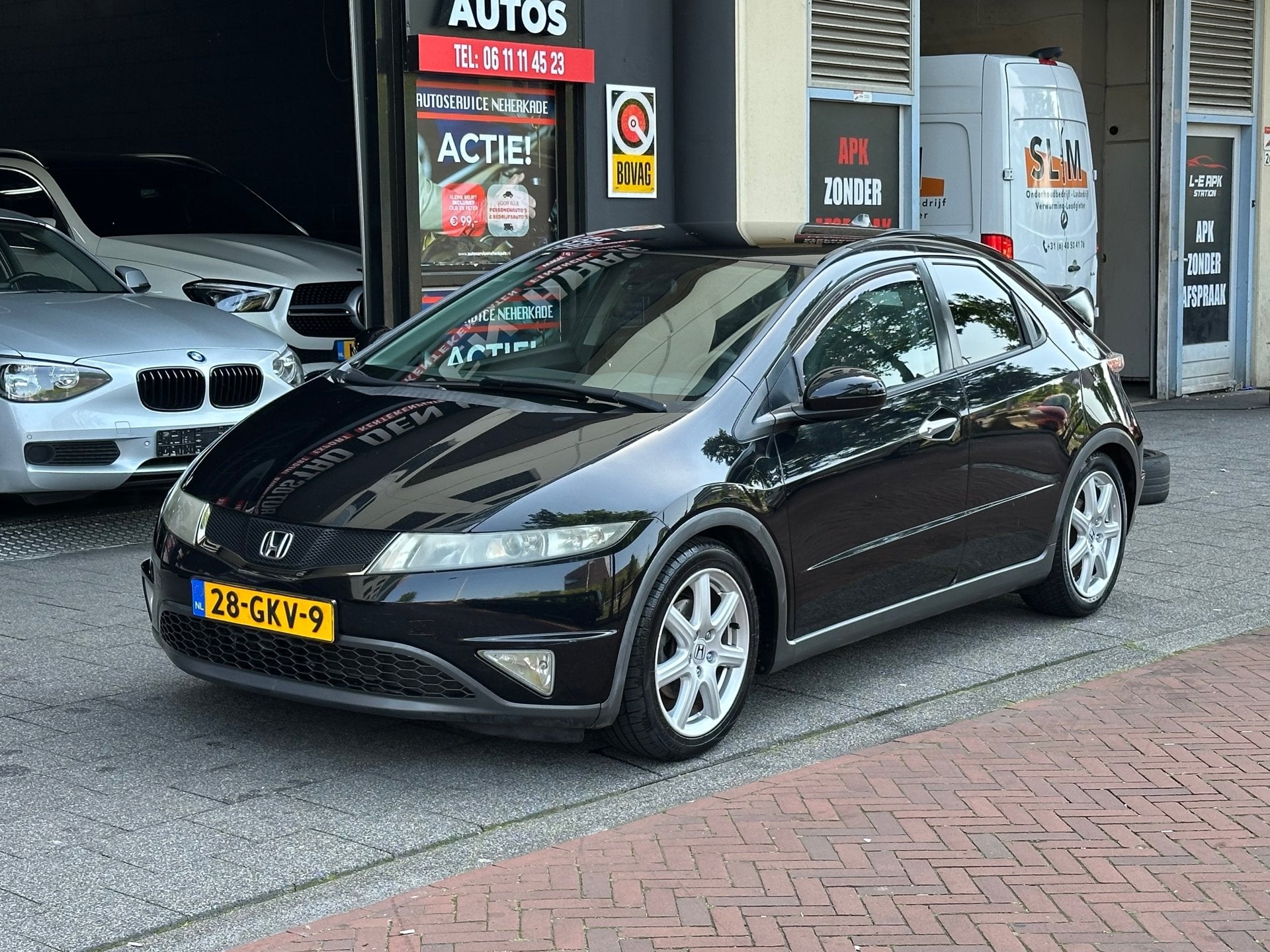 Honda Civic 1.8 Comfort Clima PDC, Auto's, Honda, Voorwielaandrijving, Gebruikt, 4 cilinders, Zwart