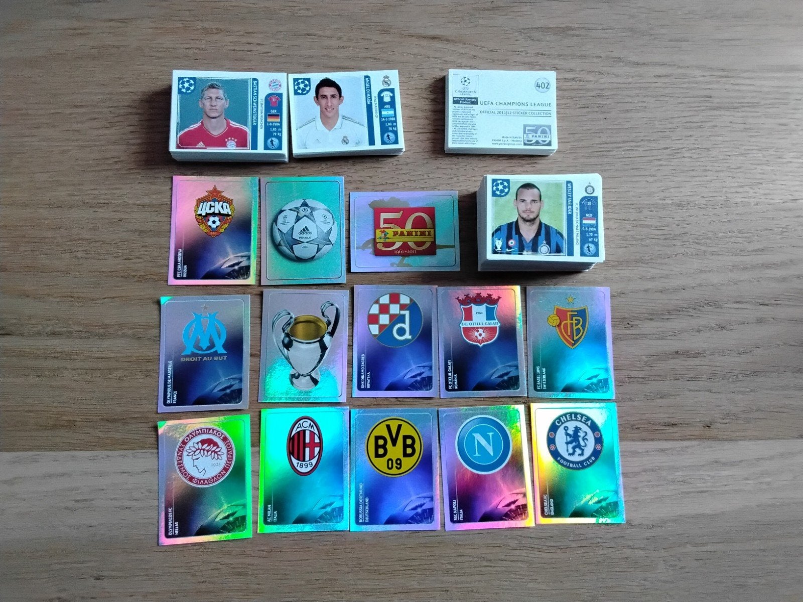 300 verschillende Panini stickers Champions league 2001/12, Verzamelen, Ophalen of Verzenden, Zo goed als nieuw, Buitenlandse clubs