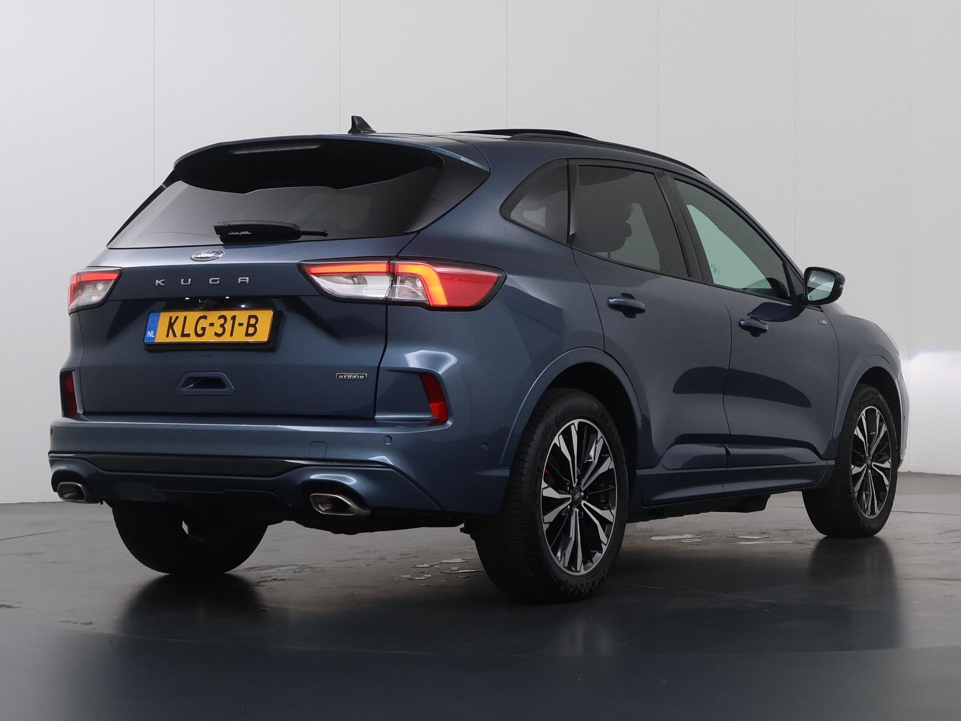 Ford Kuga 2.5 PHEV ST-Line X | Panoramadak | Winterpakket |, Auto's, 14 kWh, Gebruikt, 4 cilinders, Blauw
