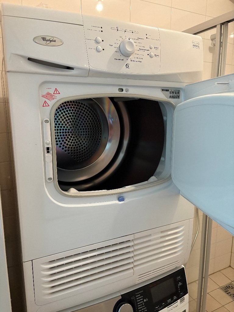Droger Whirlpool AWZ Expert CC, Ophalen, 6 tot 8 kg, Gebruikt, Voorlader