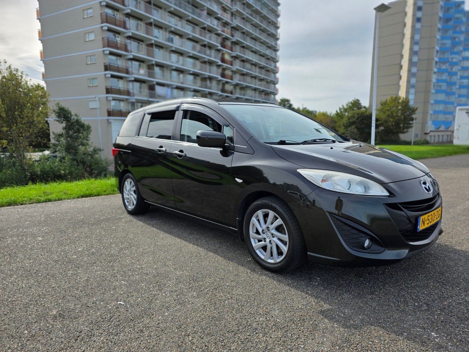 Mazda 5 2.0 110KW 2011 Zwart, Voorwielaandrijving, Stof, 4 cilinders, 7 stoelen