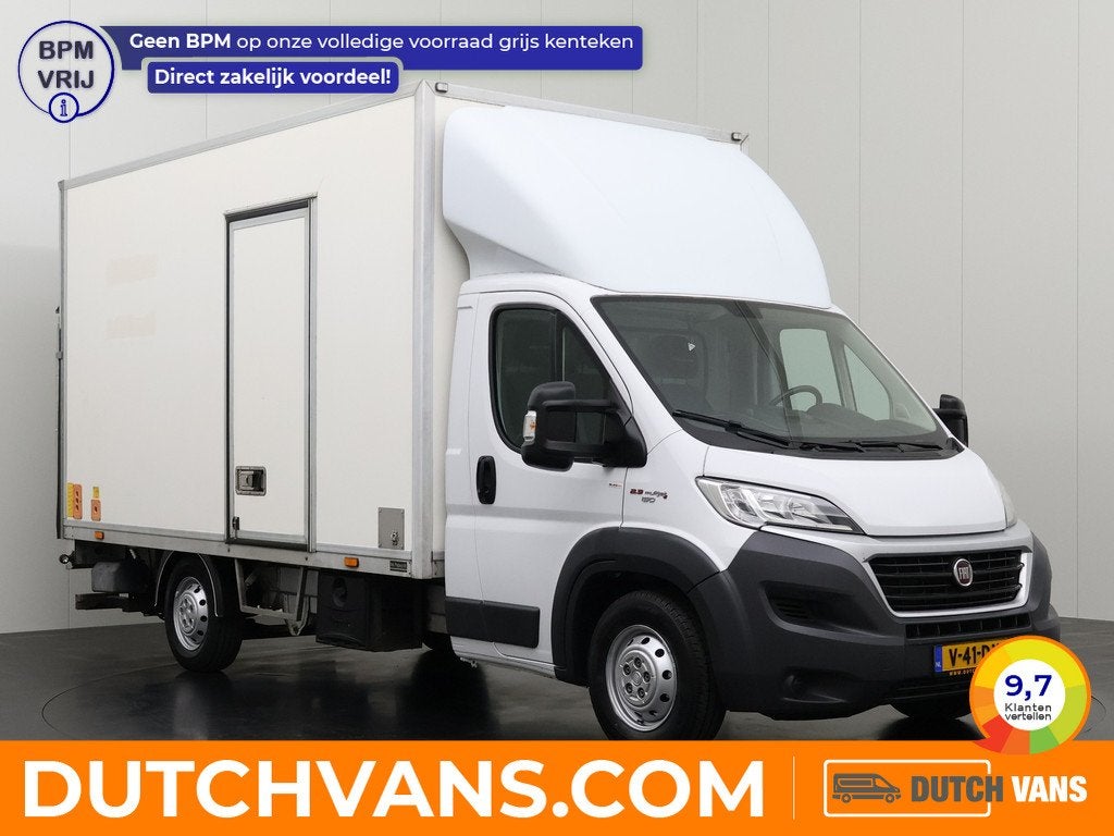 Fiat Ducato 148PK Bakwagen+Laadklep | Dakspoiler | Zijdeur |, Auto's, Bestelauto's, Voorwielaandrijving, Stof, Gebruikt, 2525 kg