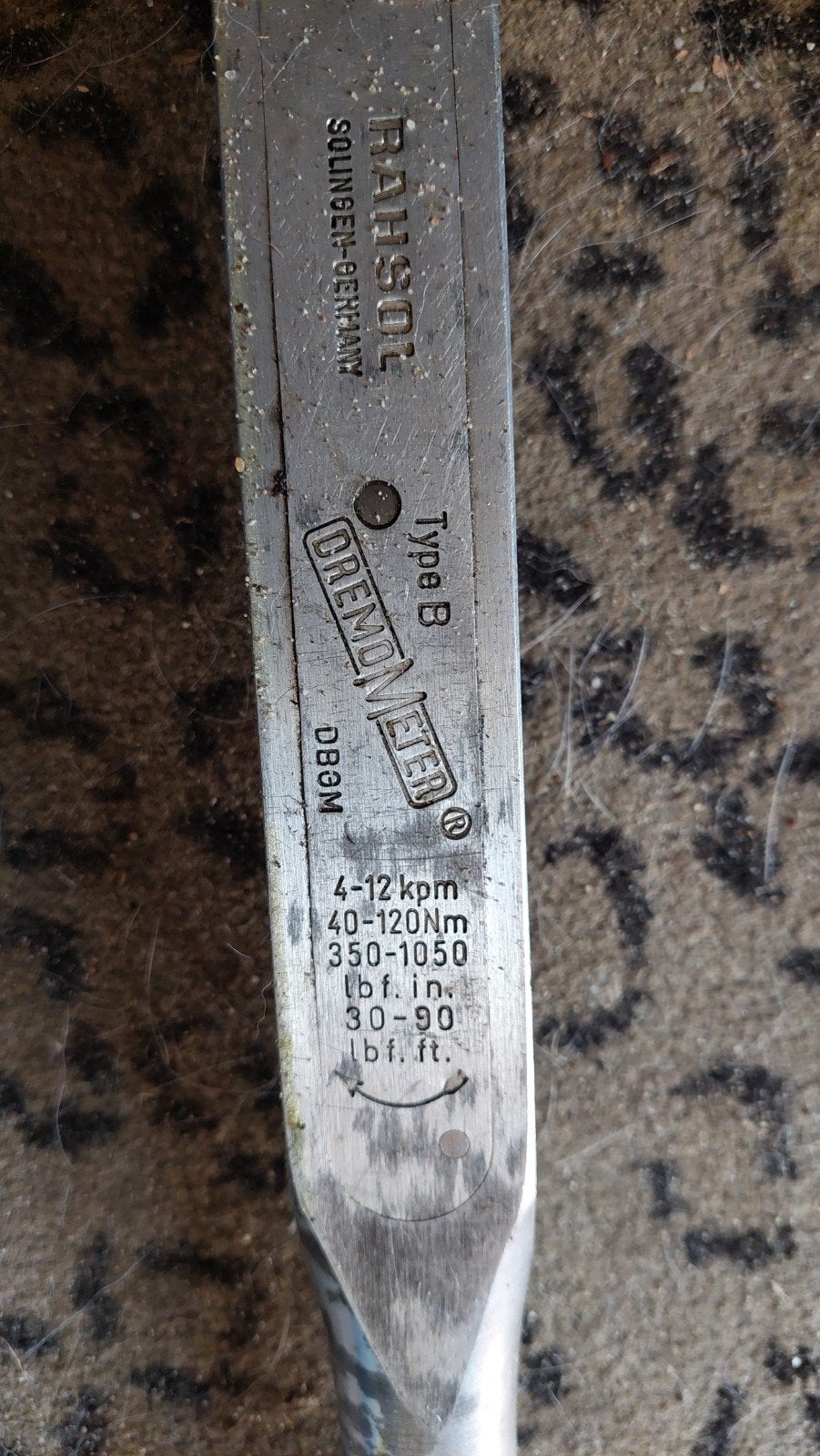 Rahsol Dremometer momentsleutel Solingen Germany, Ophalen of Verzenden