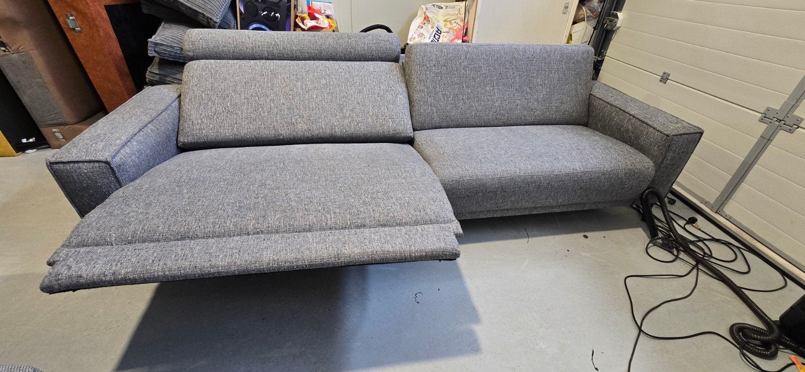 Zem Lifestyle Bank 3/4-persoons met elektrische relaxfunctie, Ophalen, 250 tot 300 cm, Gebruikt, 100 tot 125 cm