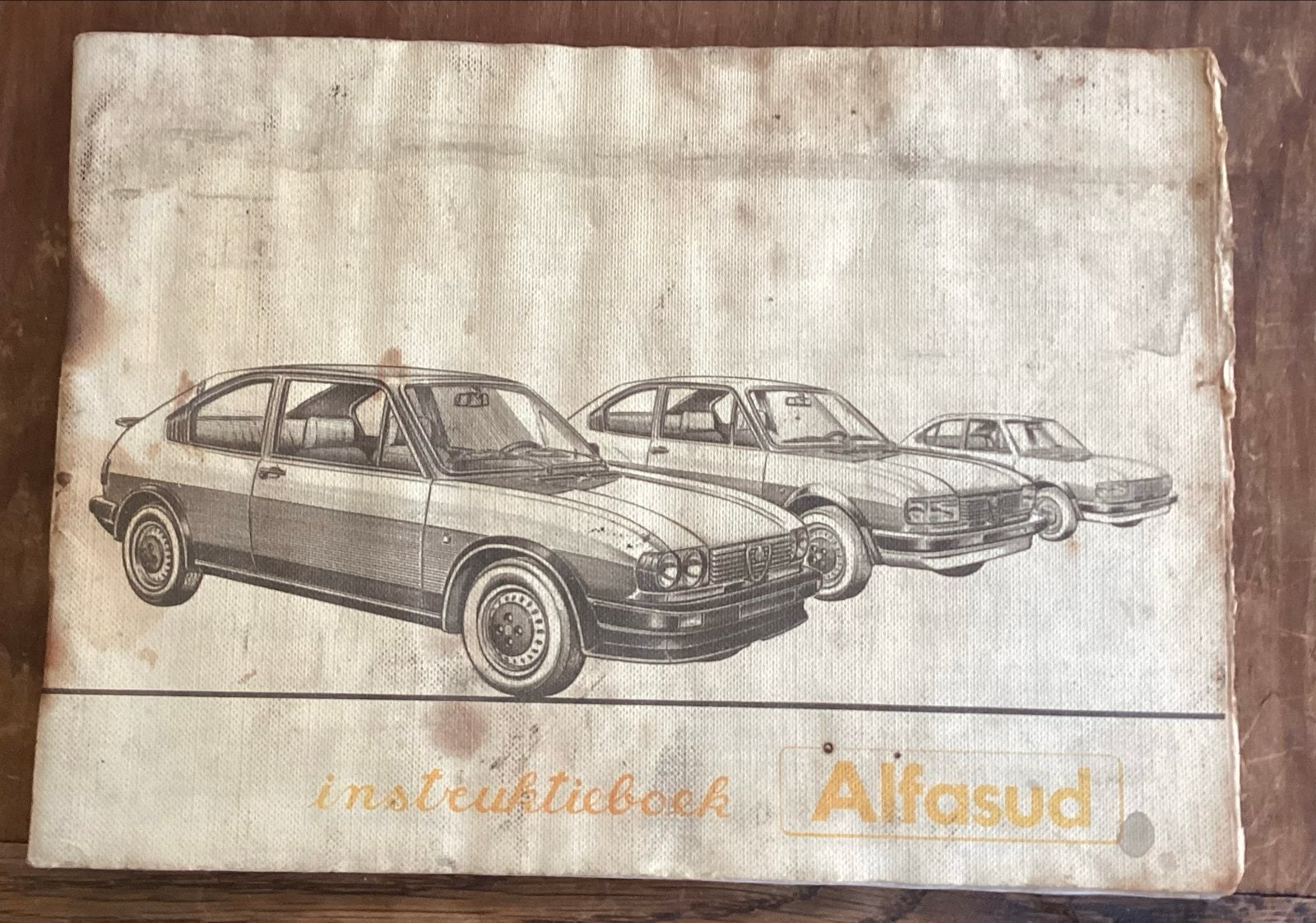 Alfa Romeo Alfasud Alfa Sud Instructieboekje Origineel, Auto diversen, Ophalen of Verzenden