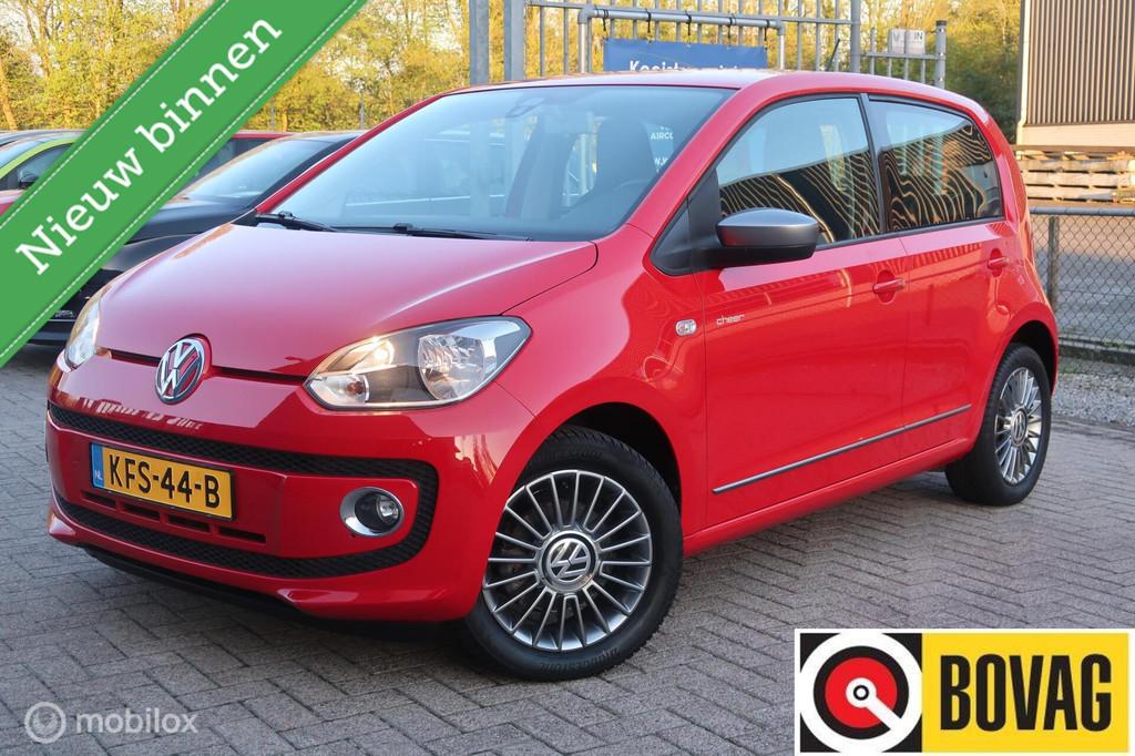 Volkswagen Up! 1.0 cheer up! 75PK AUTOMAAT, CRUISECONTROL, Auto's, Volkswagen, Stof, Gebruikt, 4 stoelen, 23 km/l