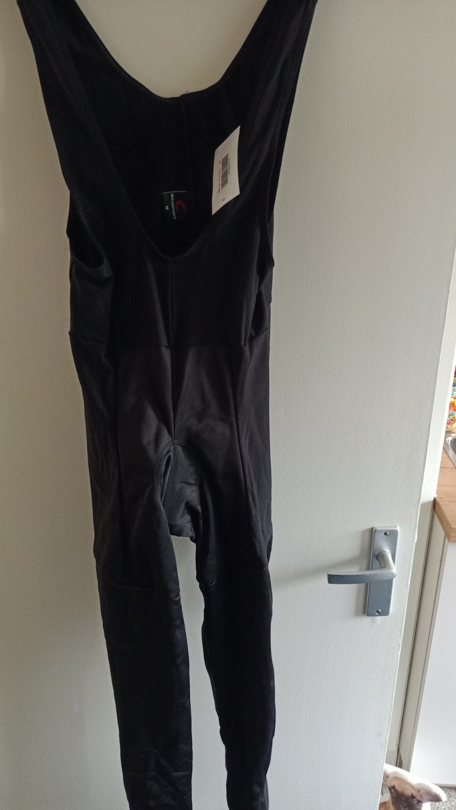 Bicisport lange fietsbroek bibtight met zeem S & M, Ophalen of Verzenden, Nieuw, Onderkleding