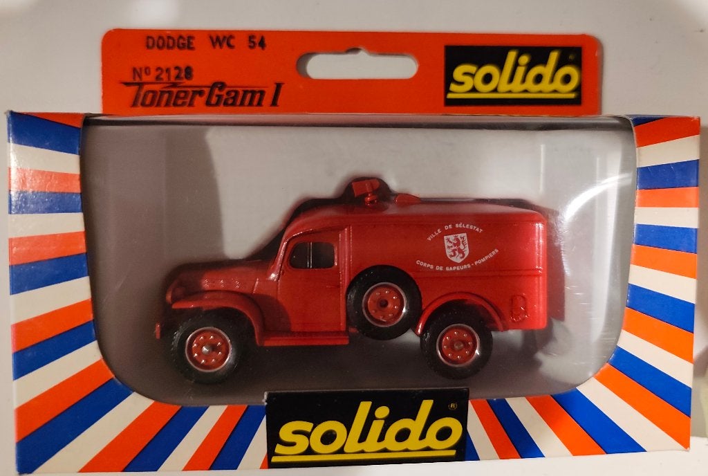 Solido metalen modelauto Dodge wc54, Ophalen, Zo goed als nieuw, Auto