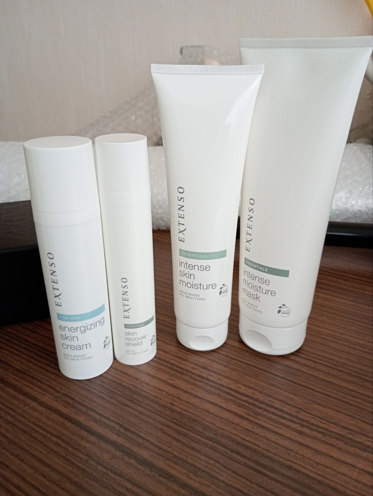 Extenso Huidverzorgingsset: Crèmes, Masker & Shield, Ophalen of Verzenden, Nieuw, Gehele gezicht, Verzorging