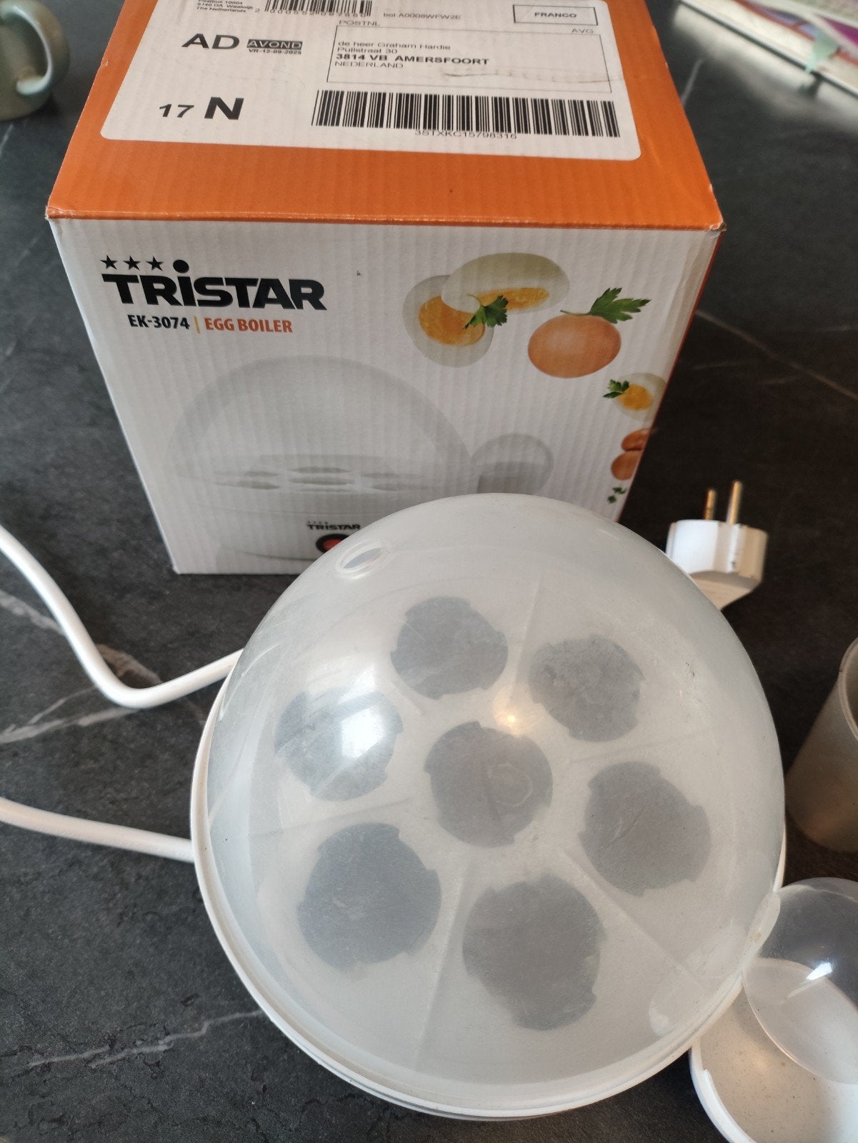Tristar EK-3074 Eierkoker, Witgoed en Apparatuur, Ophalen, Gebruikt