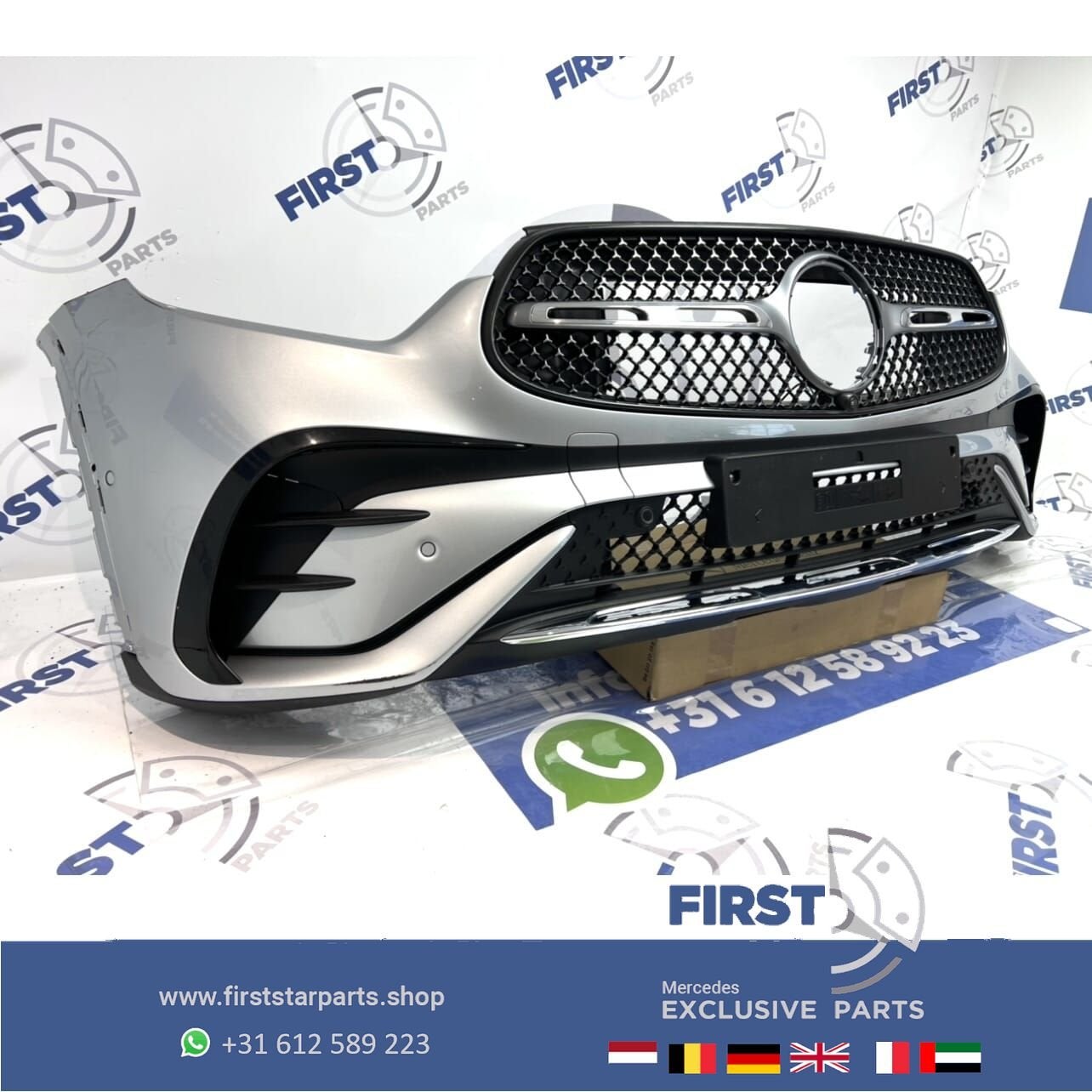 W254 BUMPER A2548853101 X254 V254 C254 GLC AMG VOORBUMPER ZI, Gebruikt, -, Voor, Ophalen of Verzenden
