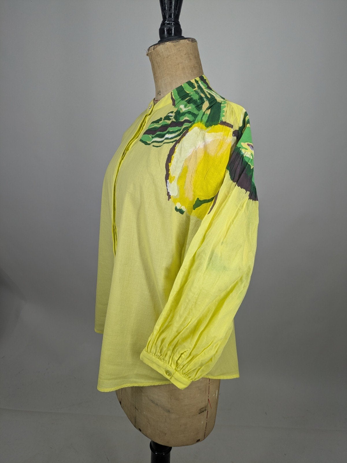 POM Amsterdam blouse met citroenprint, Geel, Onbekend, Ophalen of Verzenden, Zo goed als nieuw