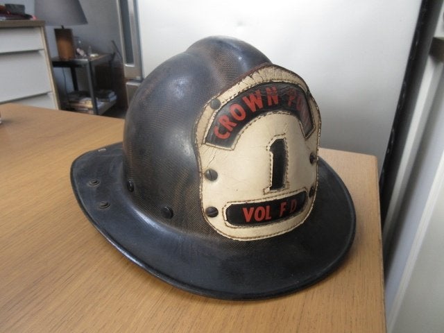 Amerikaanse brandweer helm !!!!!!, Verzamelen, Ophalen of Verzenden, Nederland, Helm of Baret