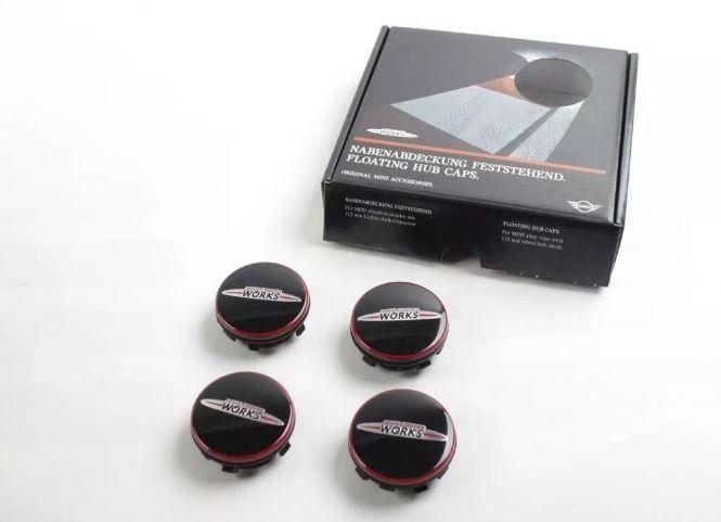 Works vaststaande MINI Naafdop floating center cap set 56 MM, Auto-onderdelen, -, -, Nieuw, Ophalen of Verzenden