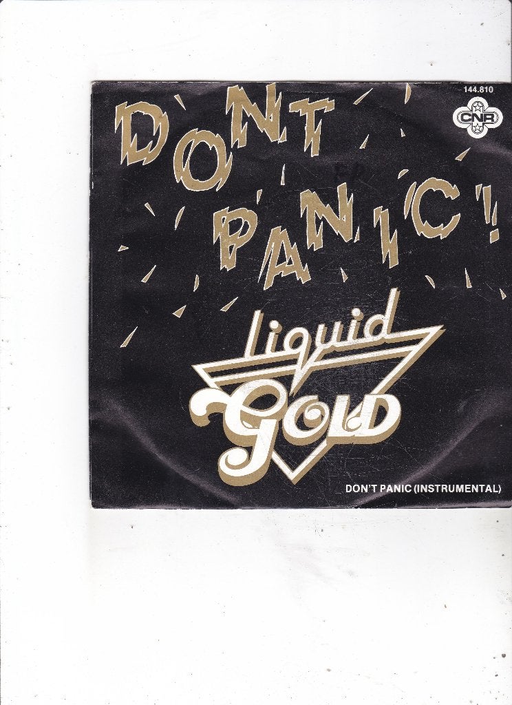 Single Liquid Gold - Don't panic, Ophalen of Verzenden, Gebruikt