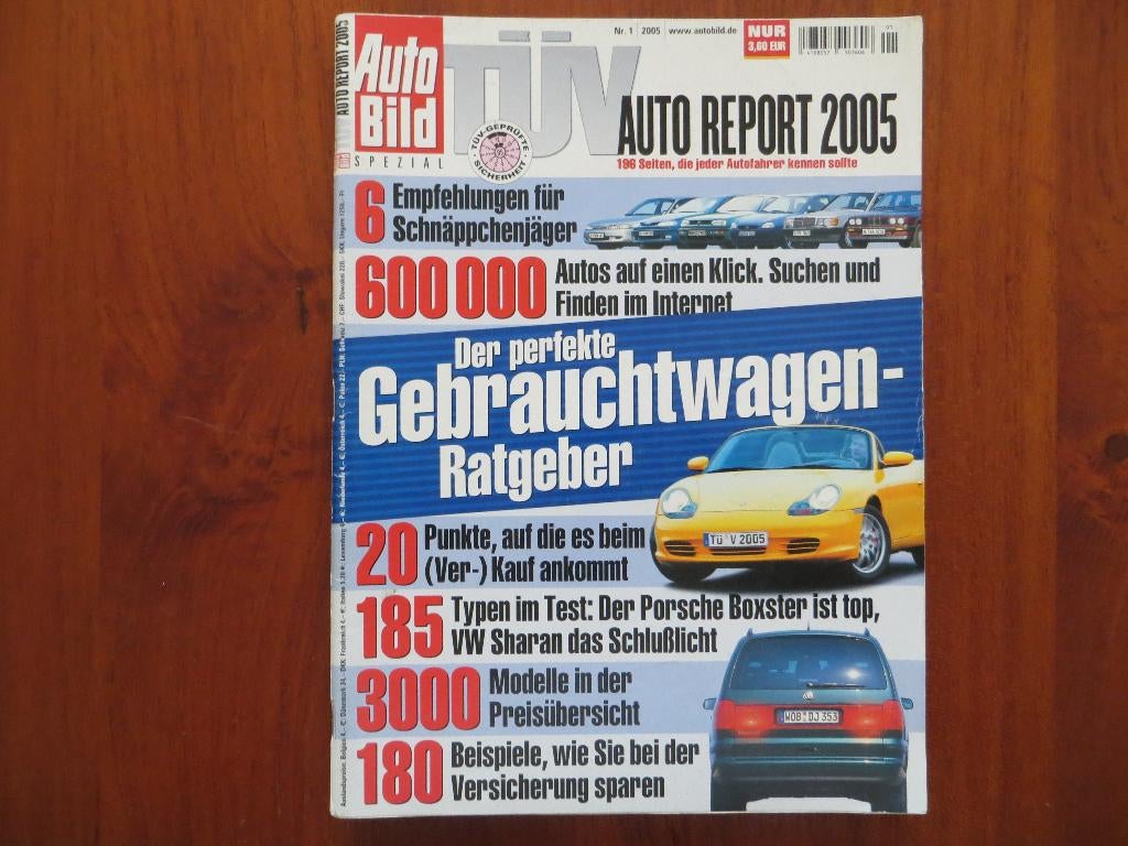 AutoBild Spezial TÜV Auto Report 2005 Ferrari Mondial, Boeken, Auto's | Folders en Tijdschriften, Ophalen of Verzenden, Nieuw