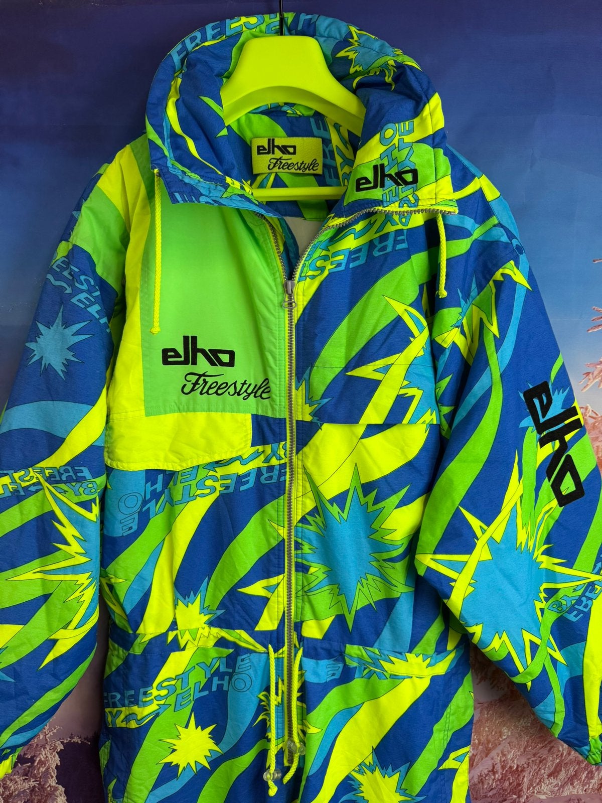 Vintage Fout Skipak van Elho Freestyle 1989 maat 50 / M, Ophalen of Verzenden, Zo goed als nieuw, Maat 48/50 (M), Pak