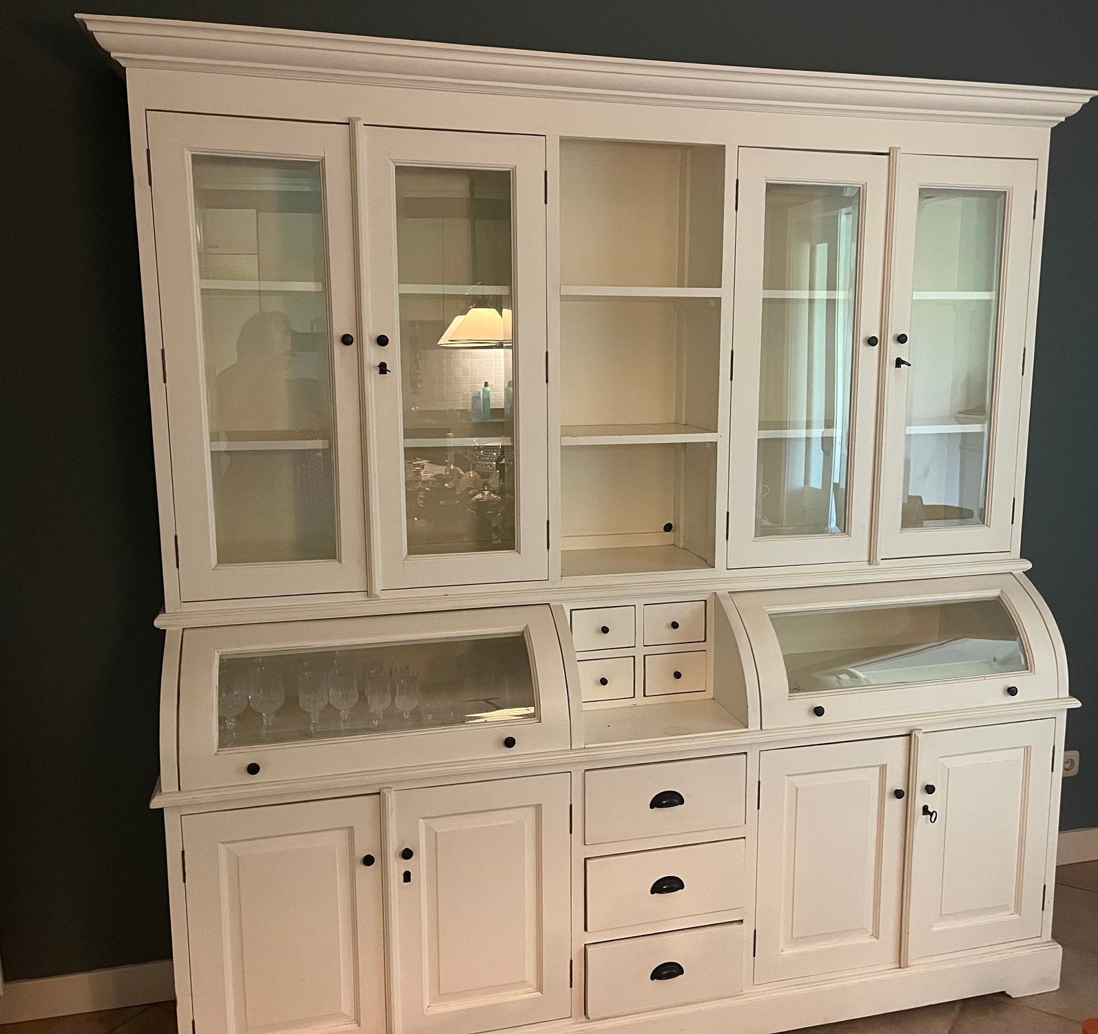 Landelijke buffet/grutterskast, Huis en Inrichting, Ophalen, Gebruikt, 200 cm of meer, Landelijk