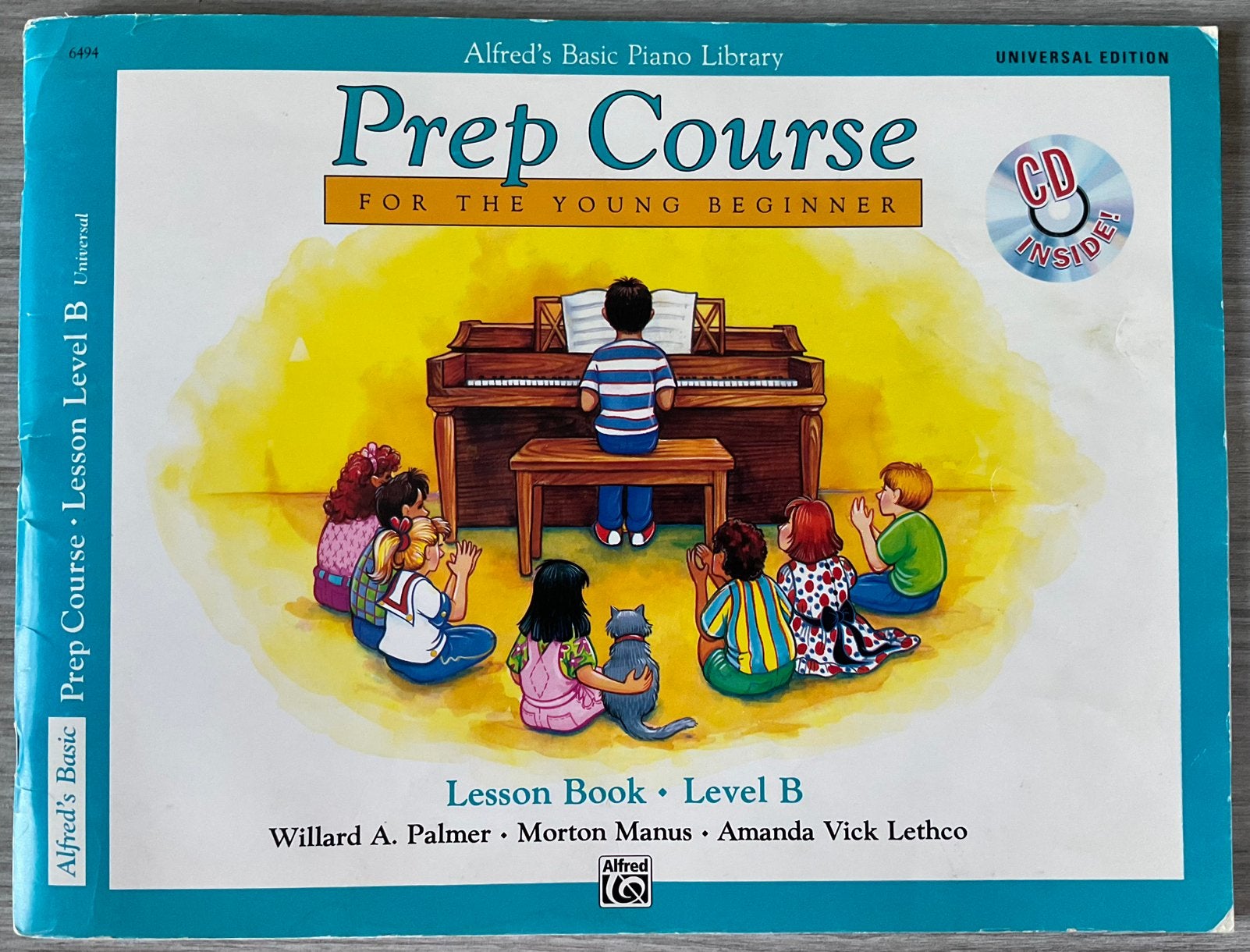 Alfred’s Piano Prep Course Lesson Book Level B + CD, Ophalen of Verzenden, Gebruikt