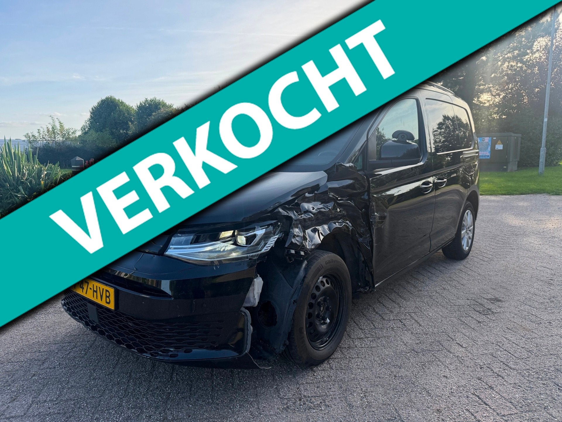 Volkswagen Caddy Cargo 2.0 TDI Style NAP!, Auto diversen, Automaat, Overige carrosserieën, Volkswagen, Zwart