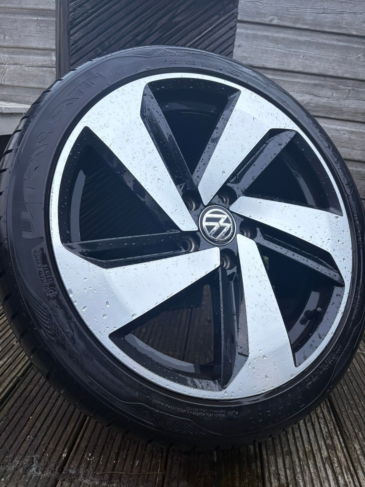 18” Originele VW Milton Keynes Golf 7 GTI velgen 5x112, Ophalen, 18 inch, Gebruikt, Velg(en)