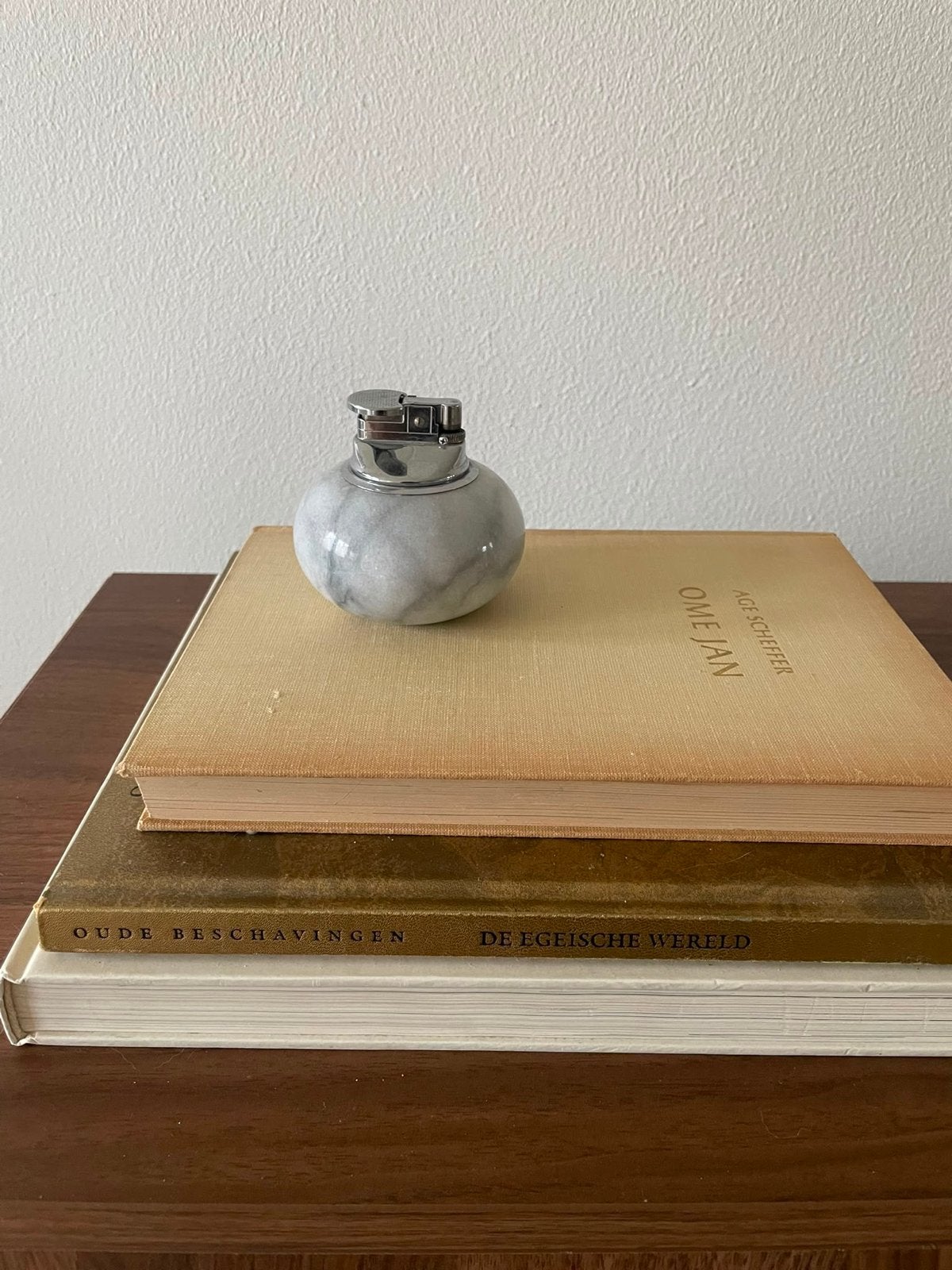 Vintage Marmeren Aansteker - Decoratief Object, Ophalen of Verzenden, Gebruikt, Aansteker