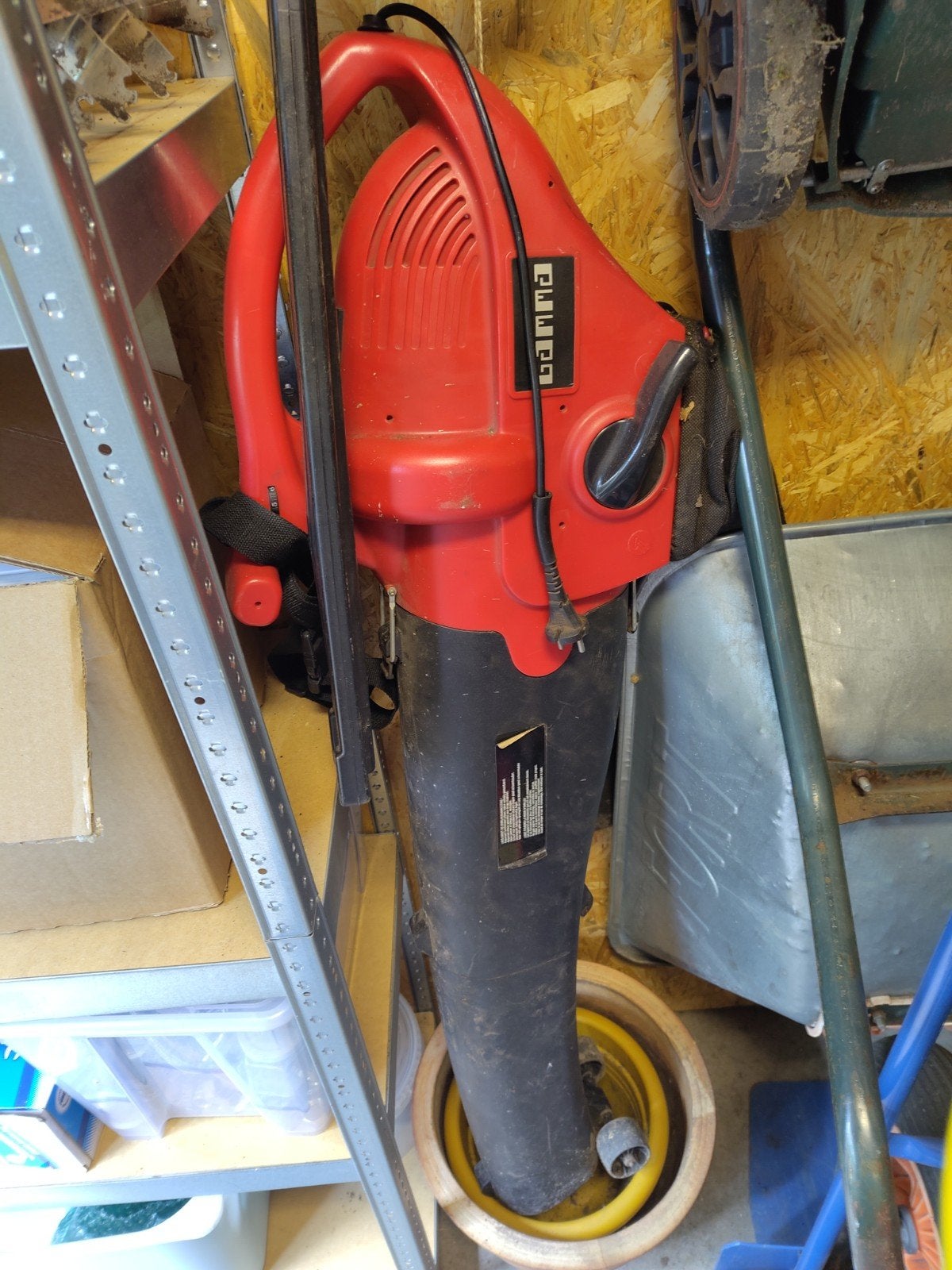 Gamma GB-2400E Bladblazer/Bladzuiger 2400W, Ophalen, Gebruikt, Met zuigfunctie, Handgedragen