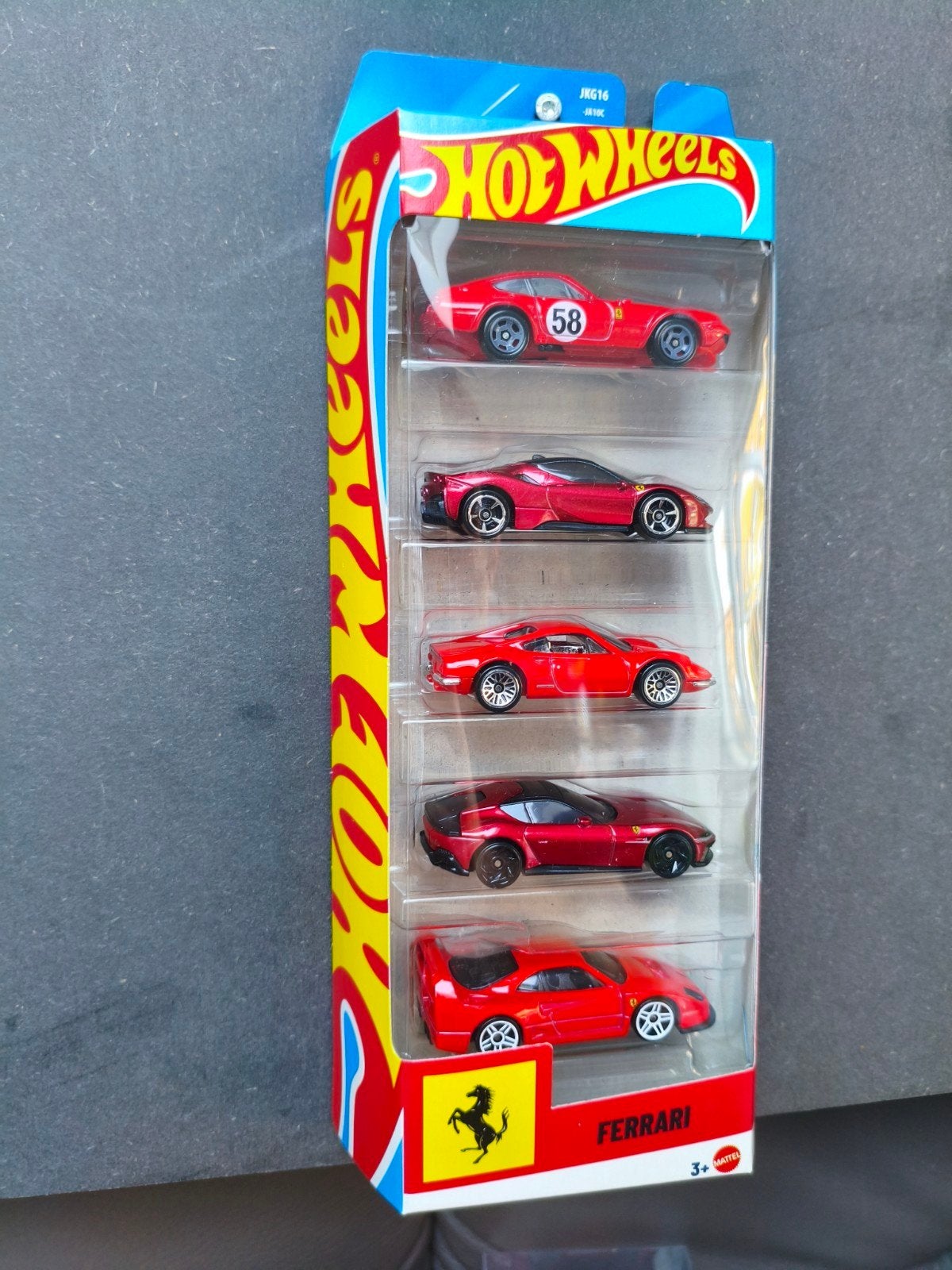 Hot Wheels Ferrari 5-pack - Nieuw in verpakking, Hobby en Vrije tijd, Ophalen of Verzenden, Nieuw, Auto