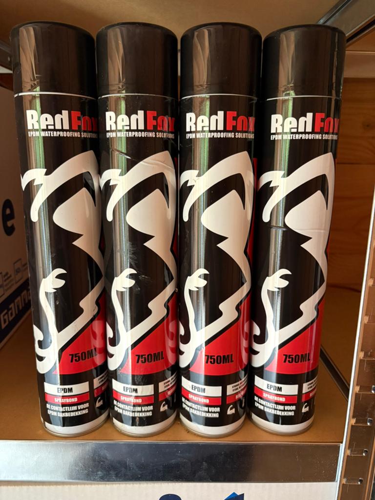 4x EPDM contactlijm dakbedekking, Ophalen of Verzenden