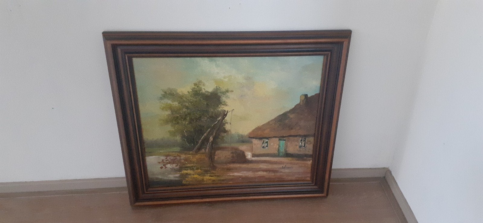 mooi ingelijst schilderij van Steiner, Ophalen