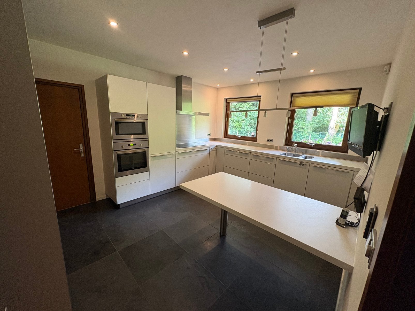 Complete Bulthaup keuken (zelf demonteren), Huis en Inrichting, Keuken | Complete keukens, Gebruikt, Wit, Hoekkeuken, Ophalen of Verzenden