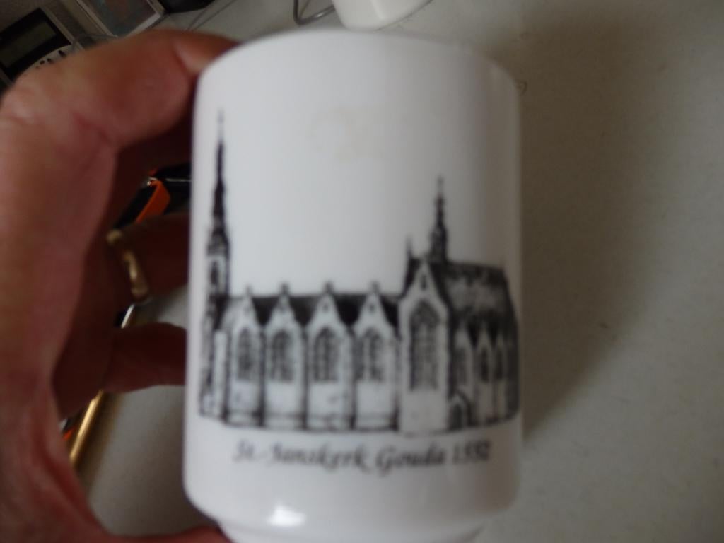 Beker St-Janskerk Gouda 1552, Antiek en Kunst, Ophalen of Verzenden