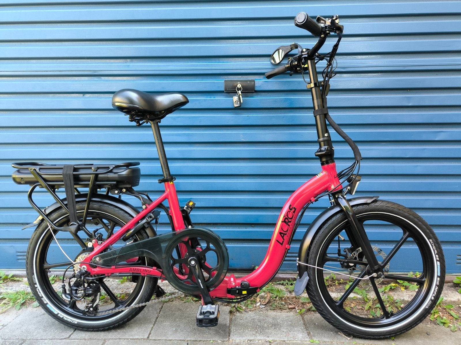 Lacros Ambling A400 Elektrische Vouwfiets- Zo Goed Als Nieuw, Fietsen en Brommers, Fietsen | Vouwfietsen, 20 inch of meer, Versnellingen