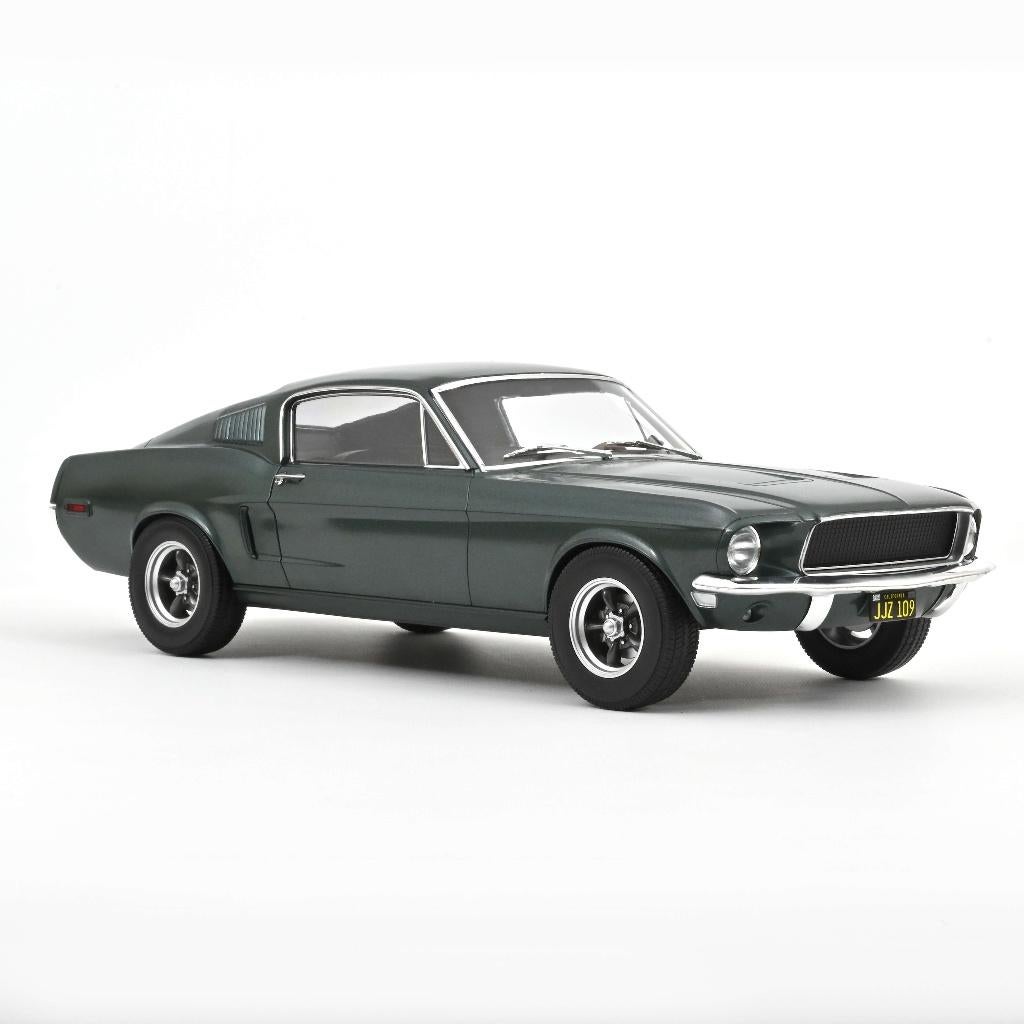 Ford Mustang Fastback 1968 groen BULLIT 1/12 NOREV 122702, Verzenden, Nieuw, 1:9 t/m 1:12, Auto