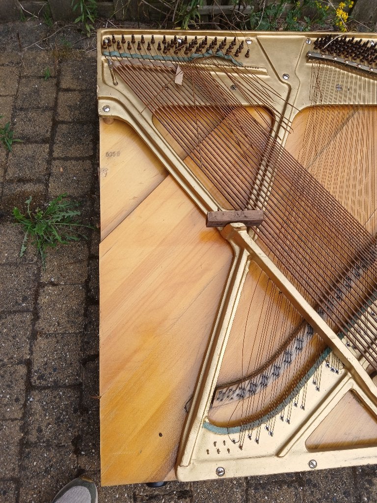 Piano onderdeel, Ophalen, Gebruikt, Bruin, Piano
