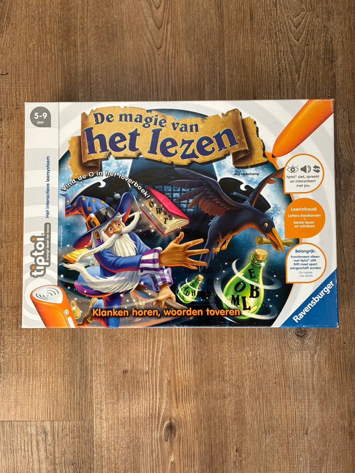 Tiptoi spel: De magie van het lezen (Ravensburger), Ophalen of Verzenden, Zo goed als nieuw, Taal en Lezen, Met geluid