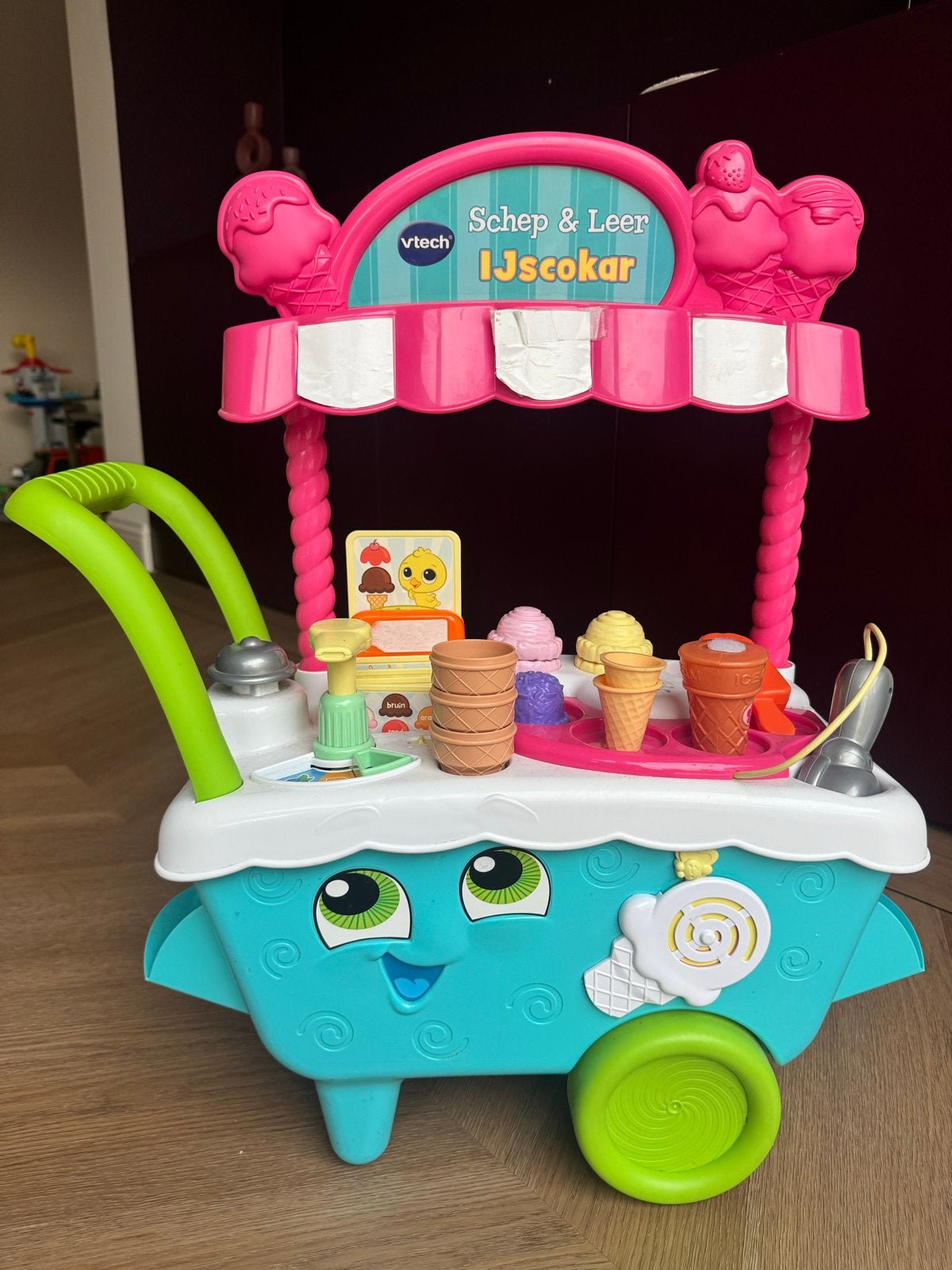 Vtech Ijscokar, Ophalen