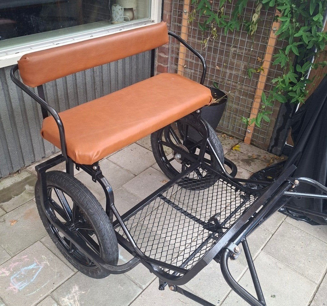 Sulky 16 inch zeer nette staat mini shet shetlander Apony, Dieren en Toebehoren, Gebruikt, Sulky, Pony