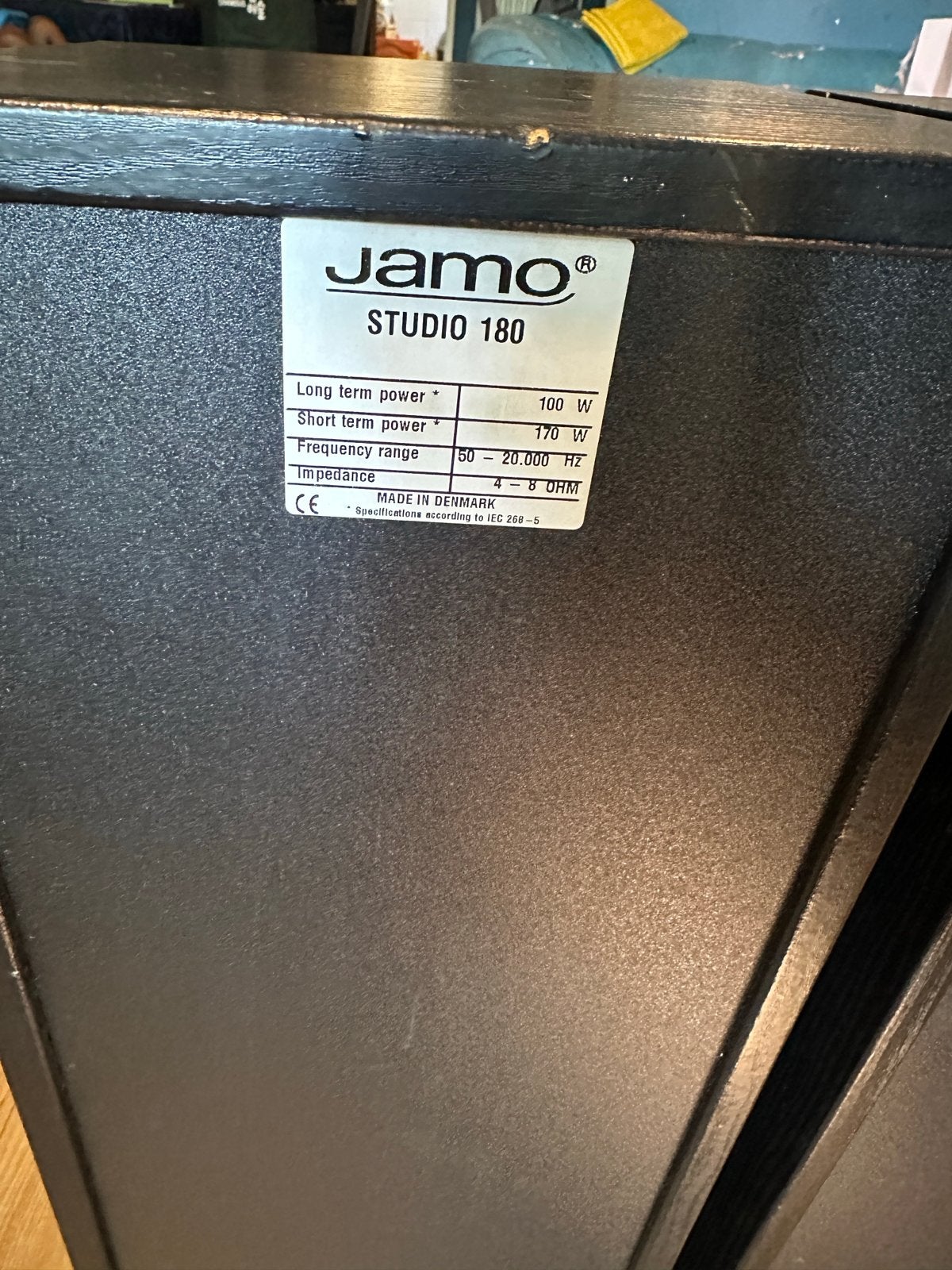 Jamo Studio 180 Vloerstaande Luidsprekers - Set van 2, Audio, Tv en Foto, Luidsprekers, Gebruikt, Vloerstaande luidspreker, 60 tot 120 watt