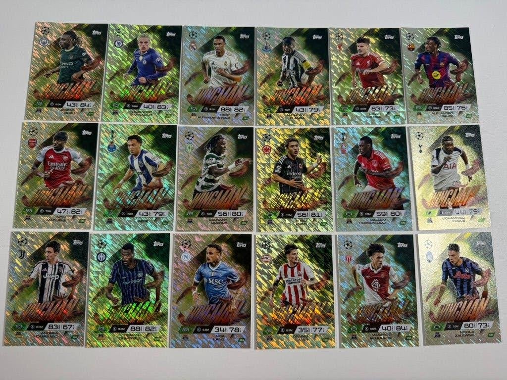 27 Wingman kaarten van Match Attax Extra 2025-26, Ophalen of Verzenden, Nieuw, Buitenlandse clubs, Poster, Plaatje of Sticker