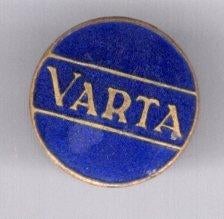 VARTA email op koper batterijen schroefspeld ( BLAD3_304 ), Verzamelen, Verzenden, Zo goed als nieuw, Transport, Speldje of Pin