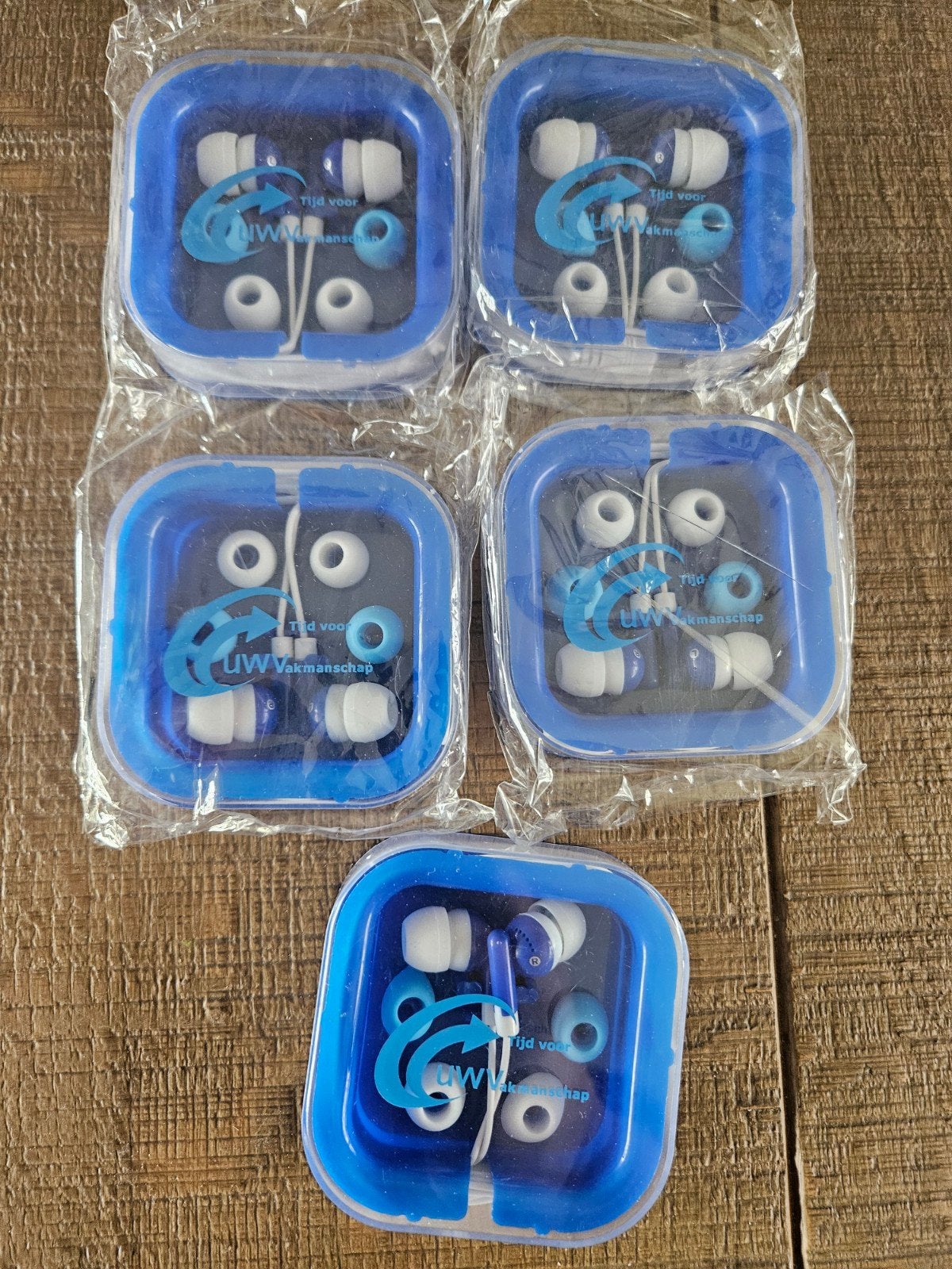 5 Paar Oordopjes met Opbergdoosje - Nieuw, Ophalen of Verzenden, Nieuw, Wit, In gehoorgang (in-ear)