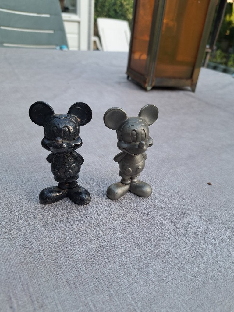 miki mouse, Zilver, Overige onderwerpen, Minder dan 20 cm, Ophalen of Verzenden