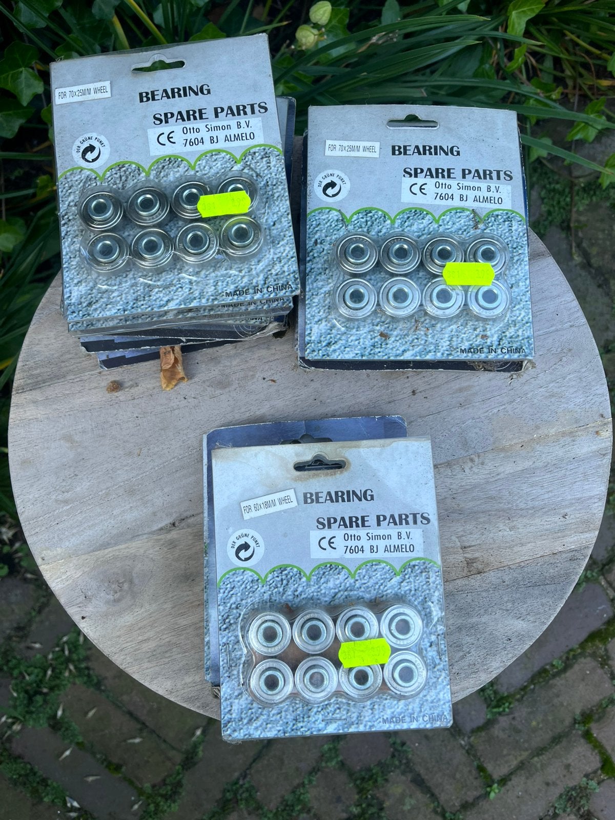 Kogellagers 60x18 en 70x25 mm, Ophalen of Verzenden, Zo goed als nieuw