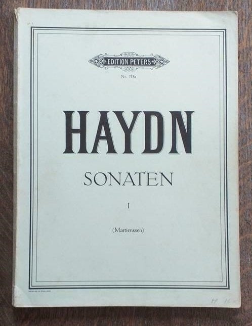 #3 Bladmuziek Haydn Sonaten I 118 Pagina's, Ophalen of Verzenden, Gebruikt, Artiest of Componist, Klassiek