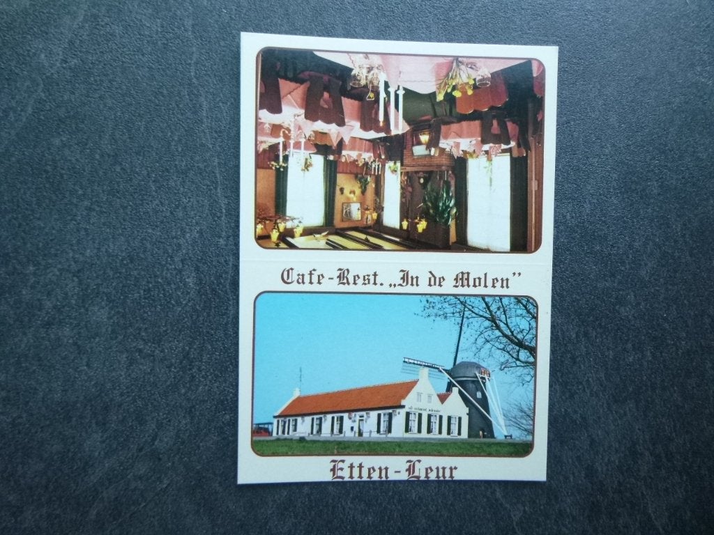 Etten-Leur, cafe restaurant In de Molen/interieur, Verzenden, 1980 tot heden, Ongelopen, Noord-Brabant