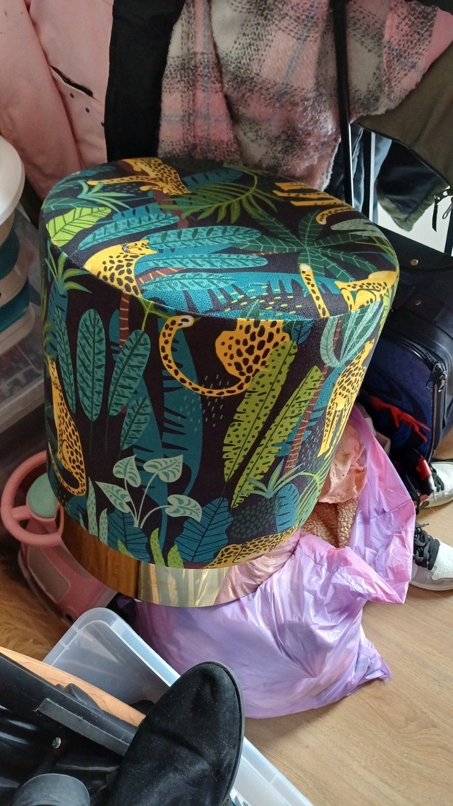 poef, Huis en Inrichting, Ophalen, Minder dan 50 cm, Rond, Minder dan 50 cm