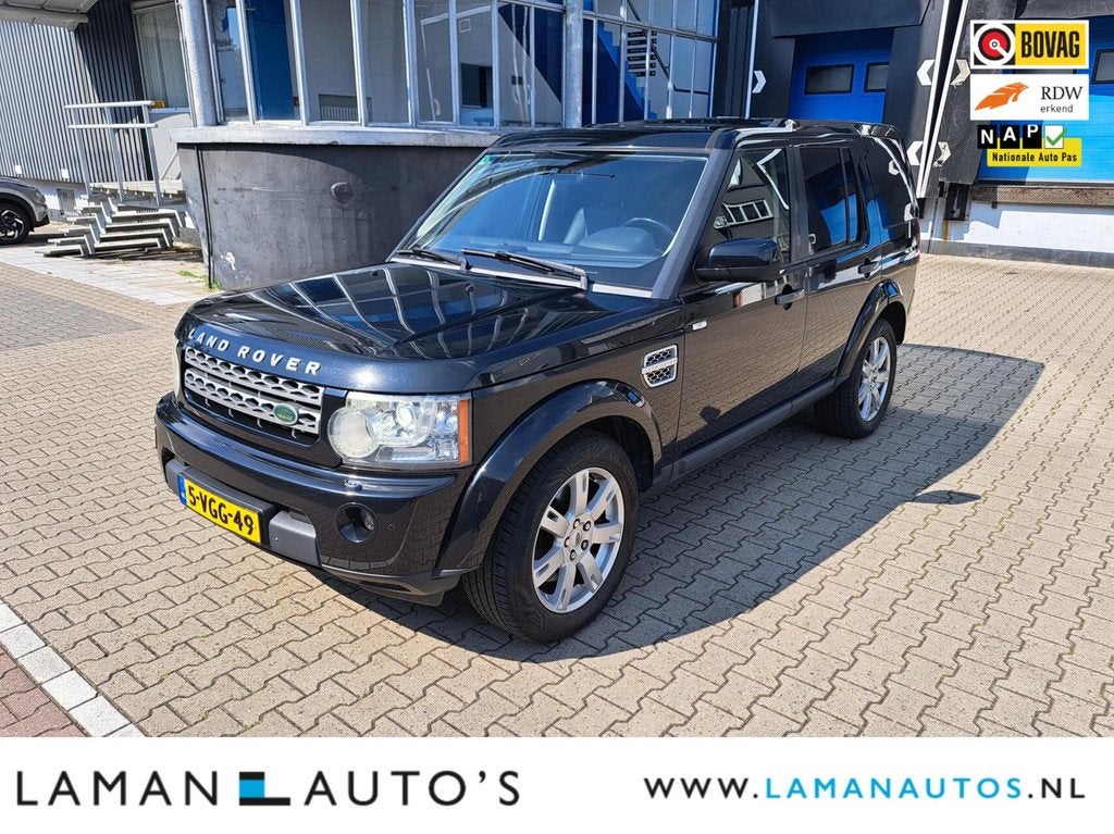Land Rover Discovery 4 3.0 SDV6 SE Aut. 245 pk - GRIJS KENTE, Automaat, Zwart, 2993 cc, Zwart