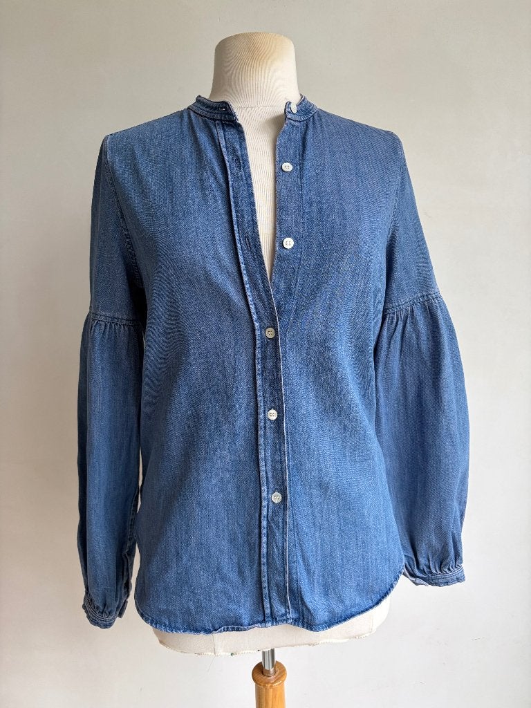 arket blouse blauw maat 36, Zo goed als nieuw, Arket, Maat 36 (S), Verzenden